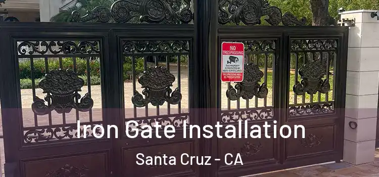  Iron Gate Installation Santa Cruz - CA
